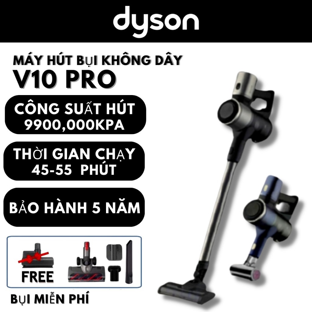 Máy hút bụi không dây Máy hút bụi MIỄN PHÍ Bảo hành 8 năm Máy hút bụi không dây công suất cao cho văn phòng tại nhà