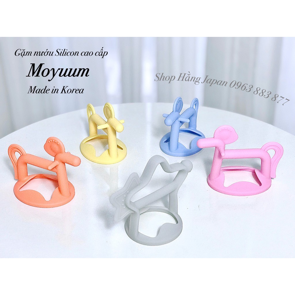 Gặm Nướu Moyuum Silicon Cao Cấp Cho Bé Hàng Hàn Chính Hãng