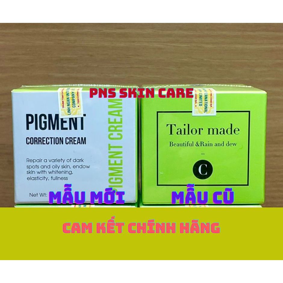 Kem sạch nám Tailor Made C (Pigment) 30gr xanh lá Mẫu mới (Dimanlaier Hồng Kông)