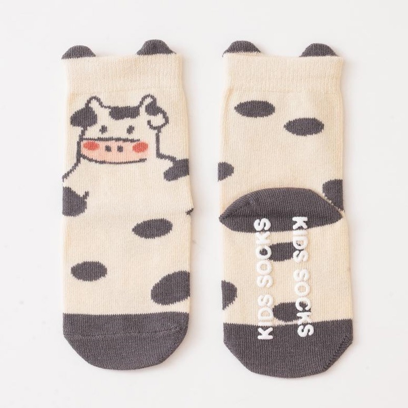 Tất Chống Trơn Trượt Cho Bé 0-3 Tuổi Hình Thú Cute, Vớ Chống Trượt Bé Trai Bé Gái