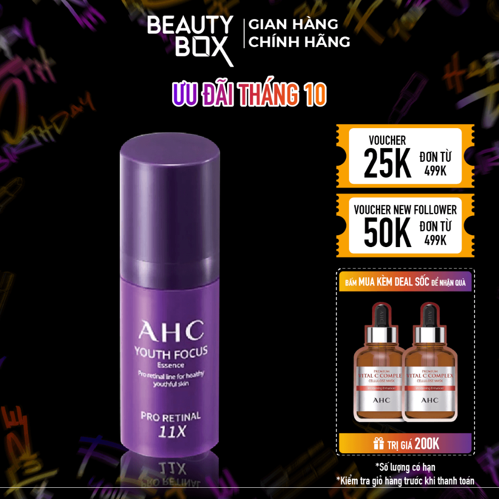 Tinh Chất Chống Lão Hóa AHC Youth Focus Essence 10ml