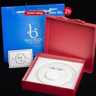 Combo Quà Tặng Bộ Chuỗi Bảo Ngọc Jewelry bao gồm Hộp đựng chuỗi, Thiệp mừng, Túi giấy thương hiệu Bảo ngọc Jewelry QT01