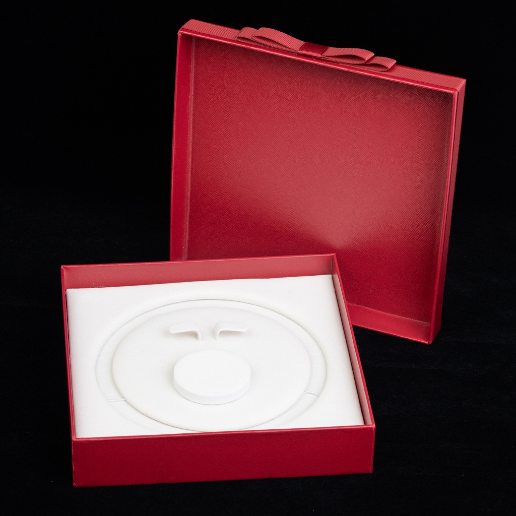 Combo Quà Tặng Bộ Chuỗi Bảo Ngọc Jewelry bao gồm Hộp đựng chuỗi, Thiệp mừng, Túi giấy thương hiệu Bảo ngọc Jewelry QT01