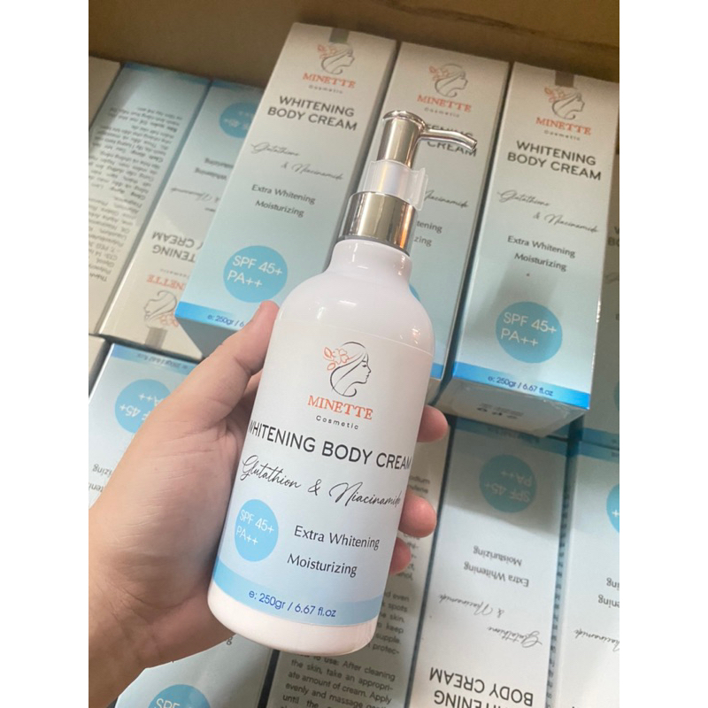 KEM BODY NGÀY GLUTATHION MINETTE COSMETIC