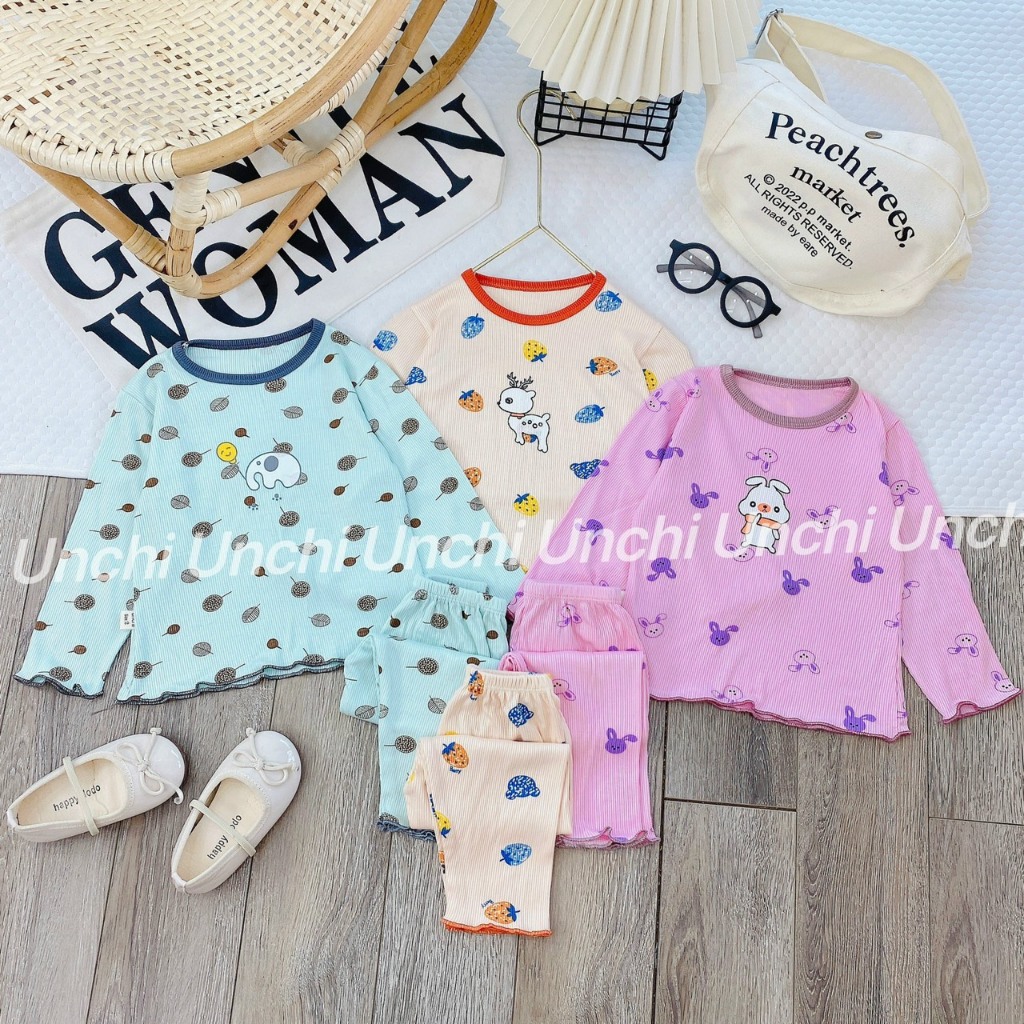 bộ dài tăm viền bèo cho bé gái