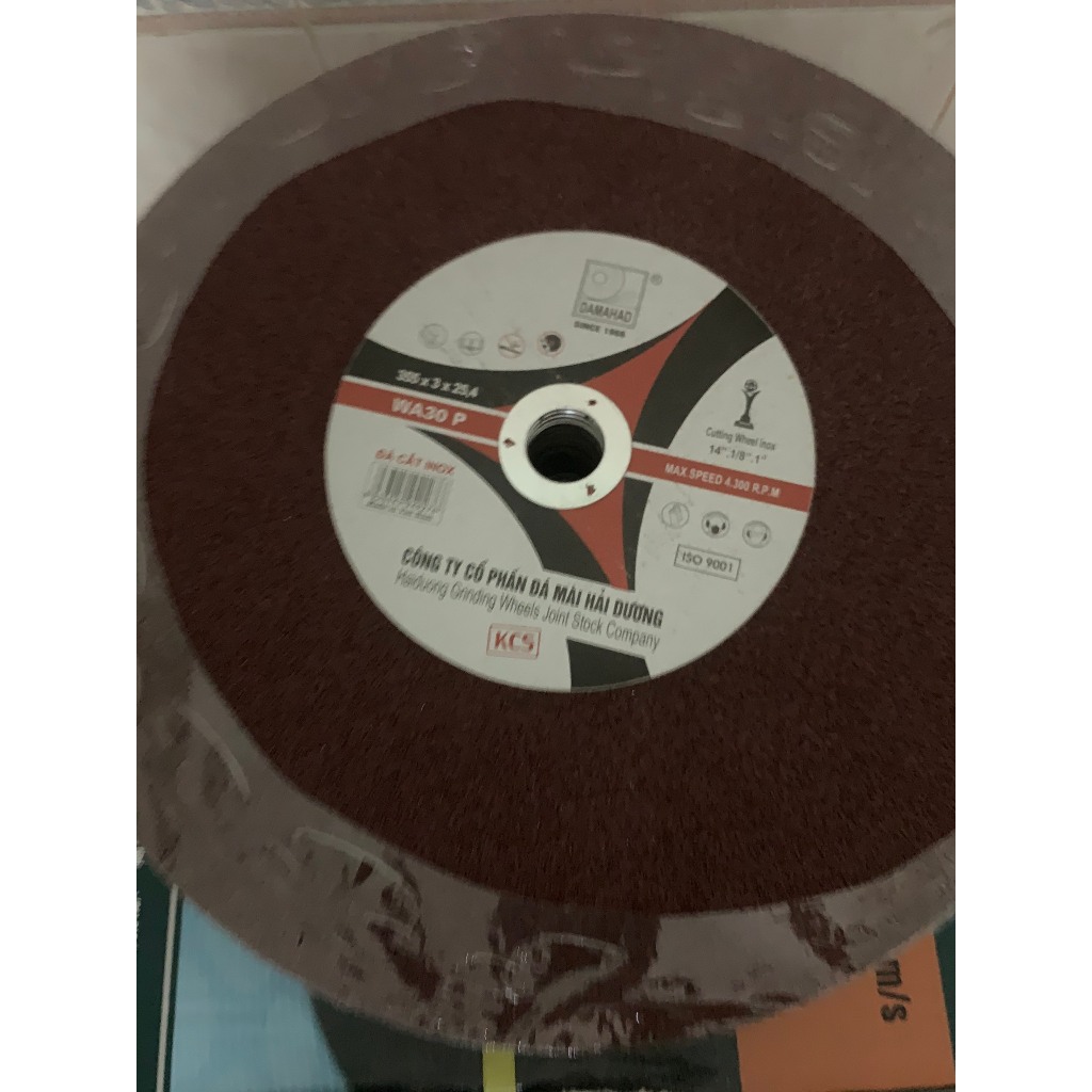 Đá Cắt INOX Hải Dương Phi 355 mm 355x3x24.5mm