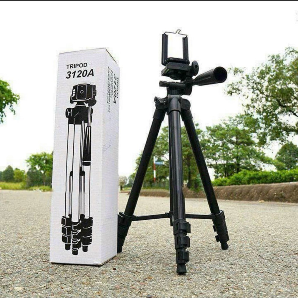 Gậy chụp ảnh 3 chân Tripod 3120 giá đỡ điện thoại, cây chụp hình quay livestream khung chắc chắn