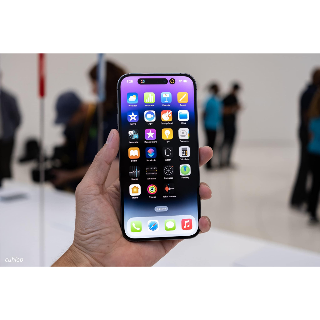 Iphone 14 pr0 - max - tím, đen đẹp - 256gb -tặng kèm tai nghe - deal hời tháng - bảo hành 12 tháng - đổi trả 7 ngày