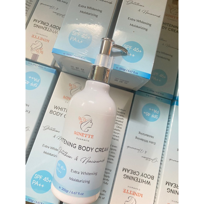 KEM BODY NGÀY GLUTATHION MINETTE COSMETIC