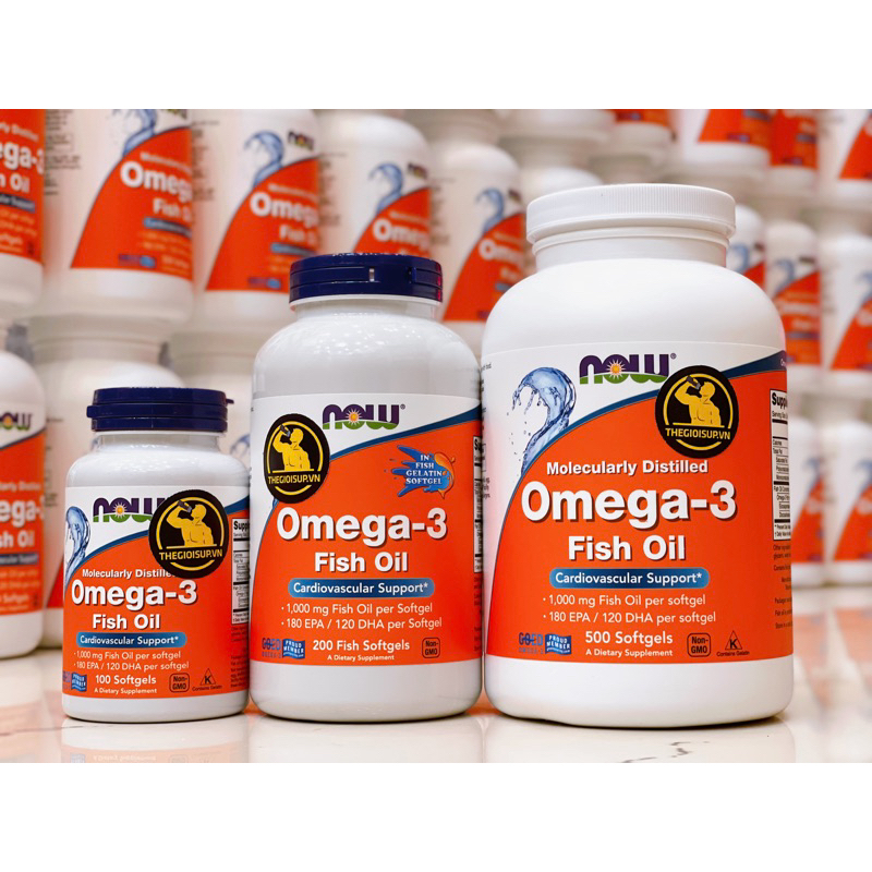 NOW OMEGA 3 Viên Dầu Cá Cao Cấp Nhất Mỹ