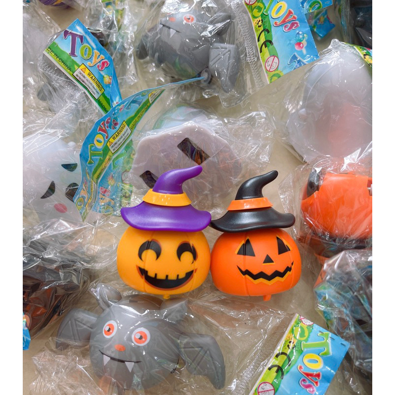 Đồ Chơi Lên Dây Cót, Chạy Đà Hình Mắt Bí Ngô, Ma Cà Rồng,.. Cho Halloween