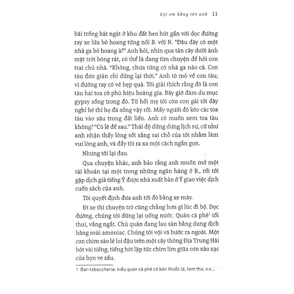 Sách - Gọi Em Bằng Tên Anh - Call Me By Your Name