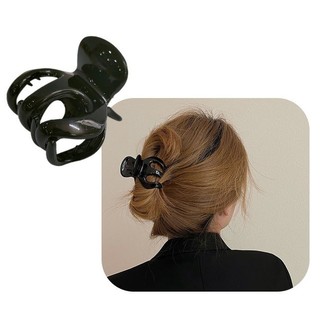 Kẹp càng cua, kẹp tóc càng cua hình bạch tuộc 3,5,6 răng đen bóng cao cấp - Phụ kiện tóc sang chảnh