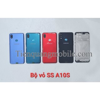 Bộ vỏ Samsung A10S (gồm vỏ, xương, kính cam, nút bấm, khe sim)