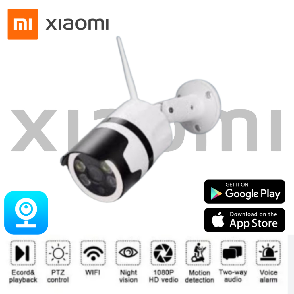 Xiaomi I9 CCTV Camera an ninh IP Wifi ngoài trời Cam 1080P FHD Full Color & IR Night Vision Camera quan sát chống nước