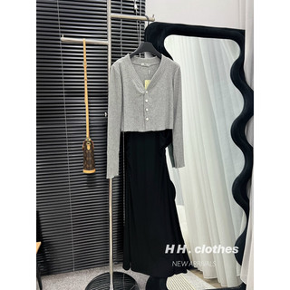 SET đầm + áo khoác HÀNG LOẠI 1 ( HÌNH SHOP TỰ CHỤP )