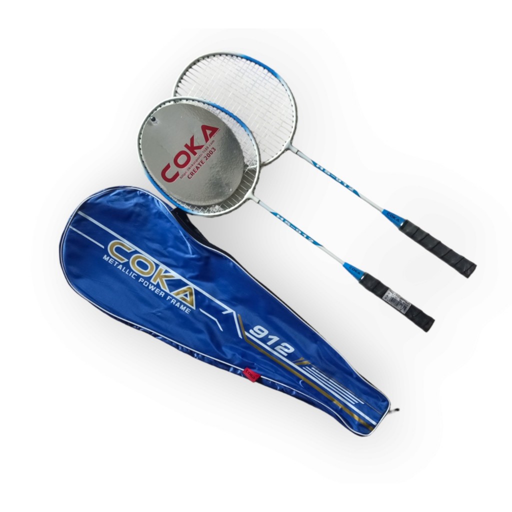 CẶP VỢT CẦU LÔNG COKA 912 DÙNG TẬP LUYỆN GIẢI TRÍ