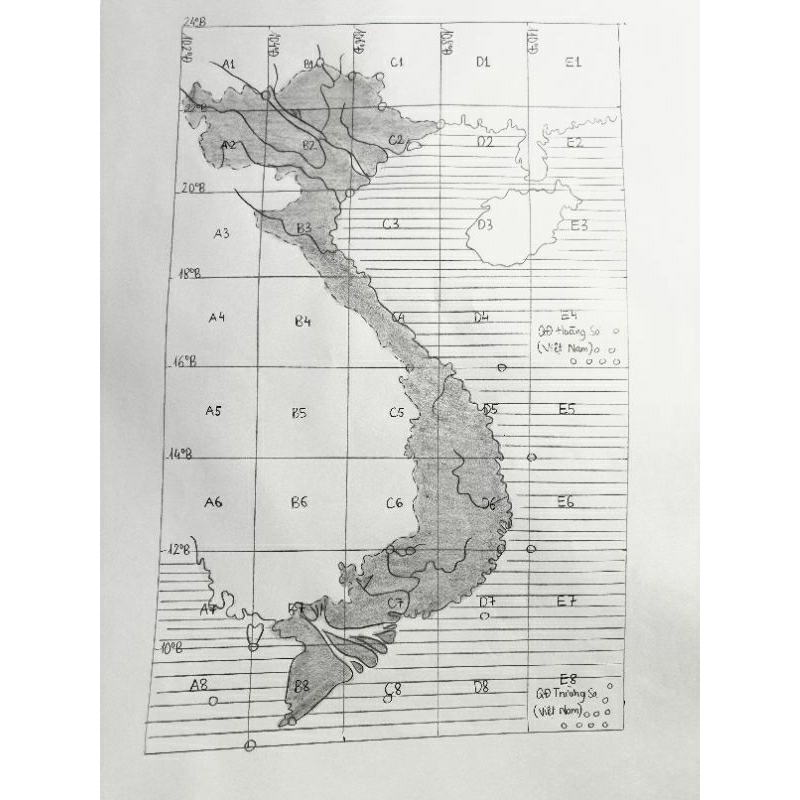 NHIỀU LOẠI - BẢN VẼ FULL, VIẾT CHỮ ĐẦY ĐỦ bài địa lí 12 vẽ tay