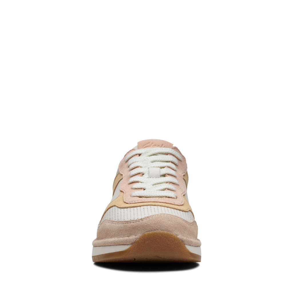 Giày Sneaker Da Lộn Nữ Clarks - CraftRun Tor. SS23