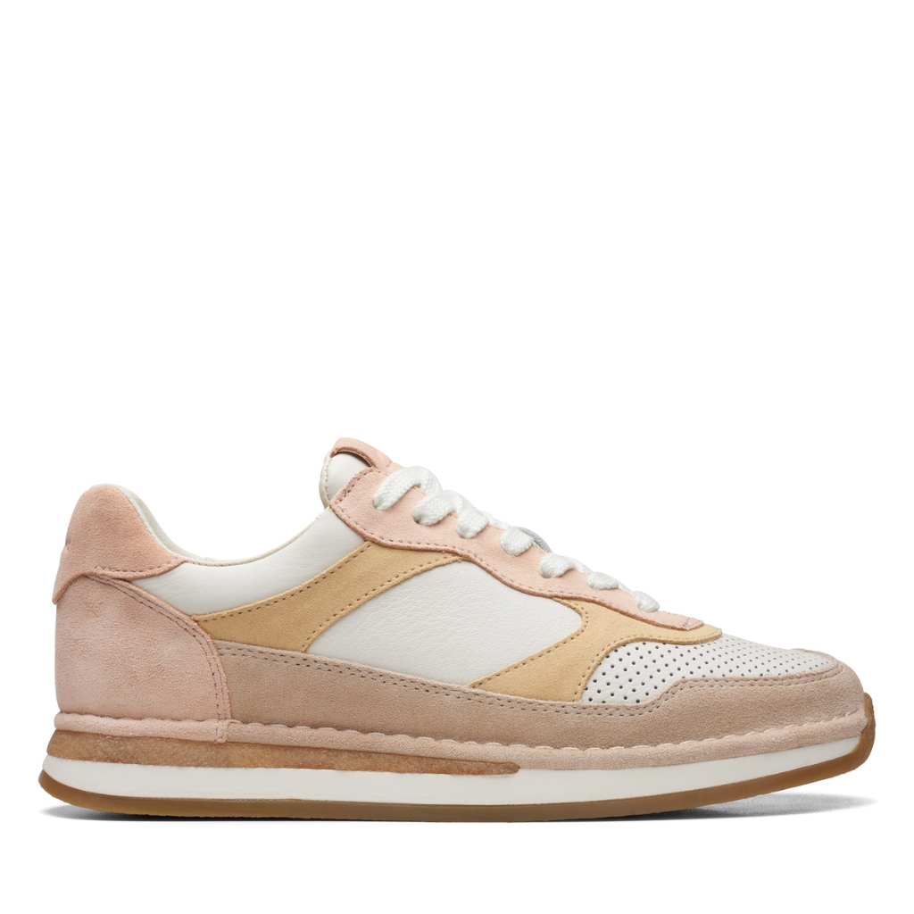 Giày Sneaker Da Lộn Nữ Clarks - CraftRun Tor. SS23