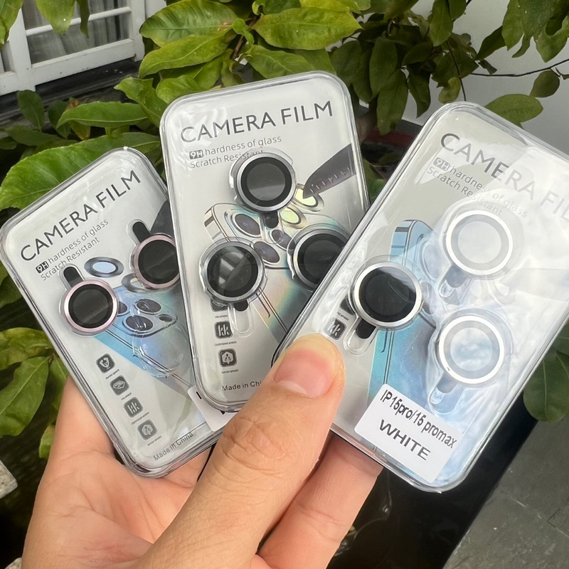 Dán viền bảo vệ camera ip15/15pro/15plus/15promax đur màu theo máy