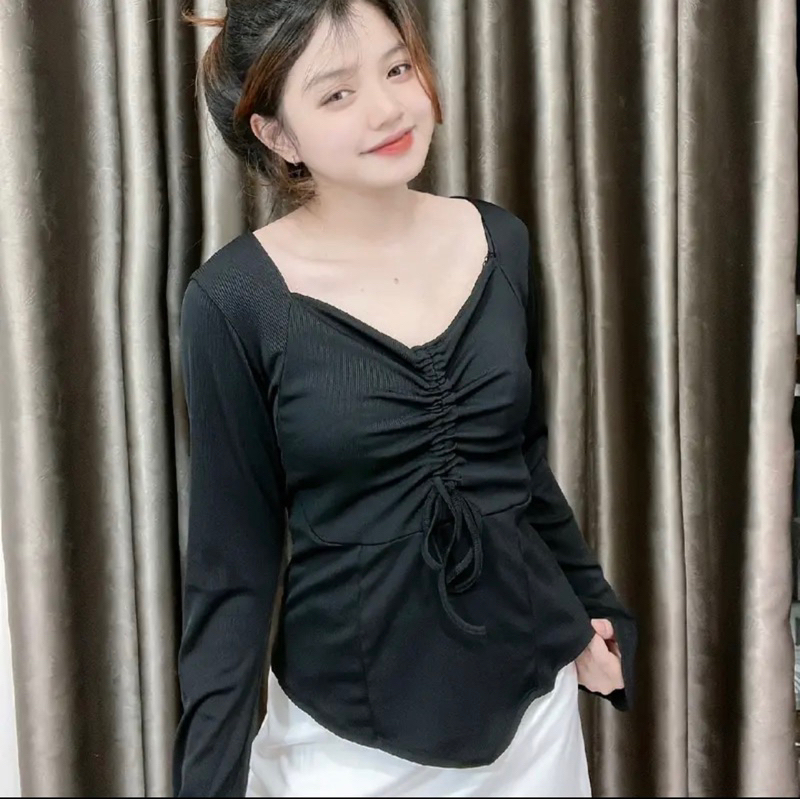 Áo thun tay dài dây rút ngực Bigsize 50-90kg