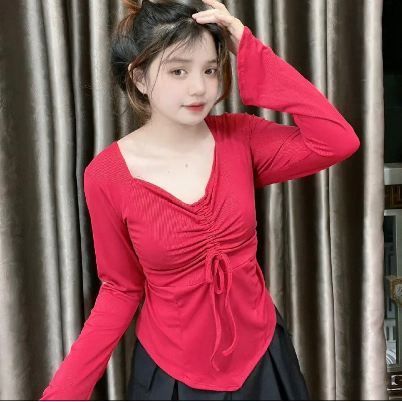 Áo thun tay dài dây rút ngực Bigsize 50-90kg