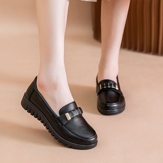 G856-giày lười da, đế mềm thoải mái thời trang cho nữ