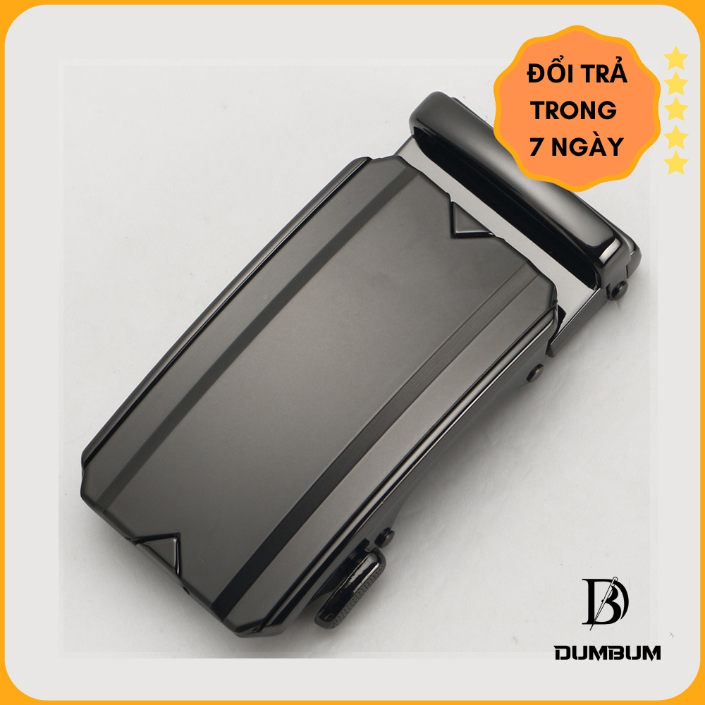 Đầu Khóa Mặt Thắt Lưng Dây Nịt Tự Động 3.5 cm  Hợp Kim Sơn Bên Bỉ Mặt Xám Sang Trọng Hiện Đại  MT103