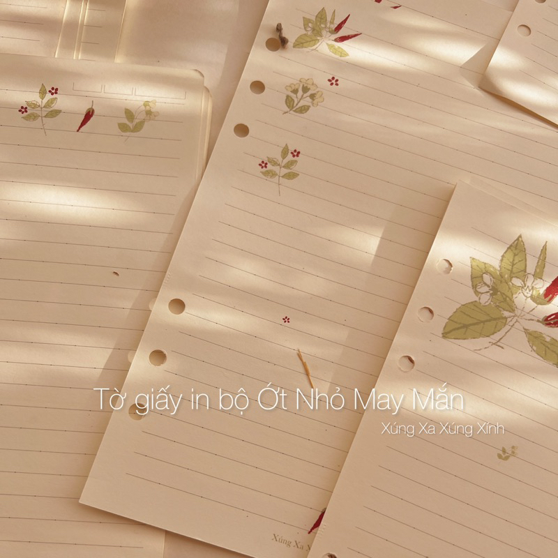| 0303 studo | giấy in hoa BST Ớt Nhỏ May Mắn