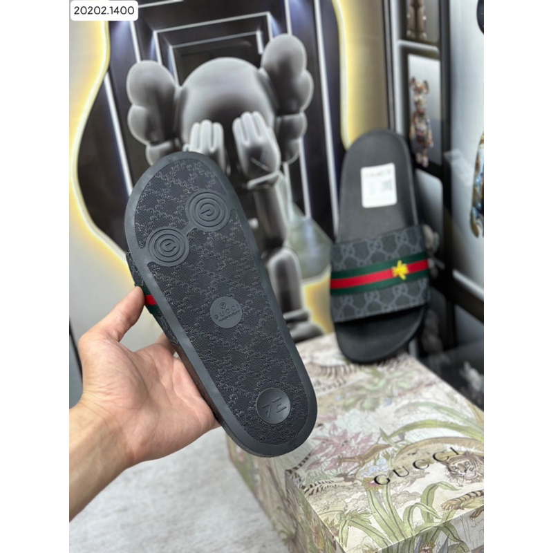 Dép lê nam GC đơn giản trẻ trung đế cao su êm chân