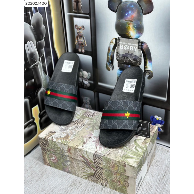 Dép lê nam GC đơn giản trẻ trung đế cao su êm chân