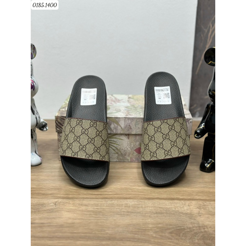 Dép lê nam GC đơn giản trẻ trung đế cao su êm chân