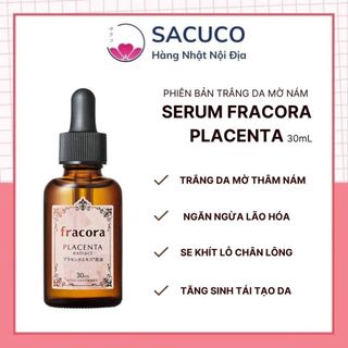 Serum Fracora Placenta Dưỡng Trắng, Căng Bóng, Phục Hồi Da Mỏng Yếu Fracora Placenta Extract Serum