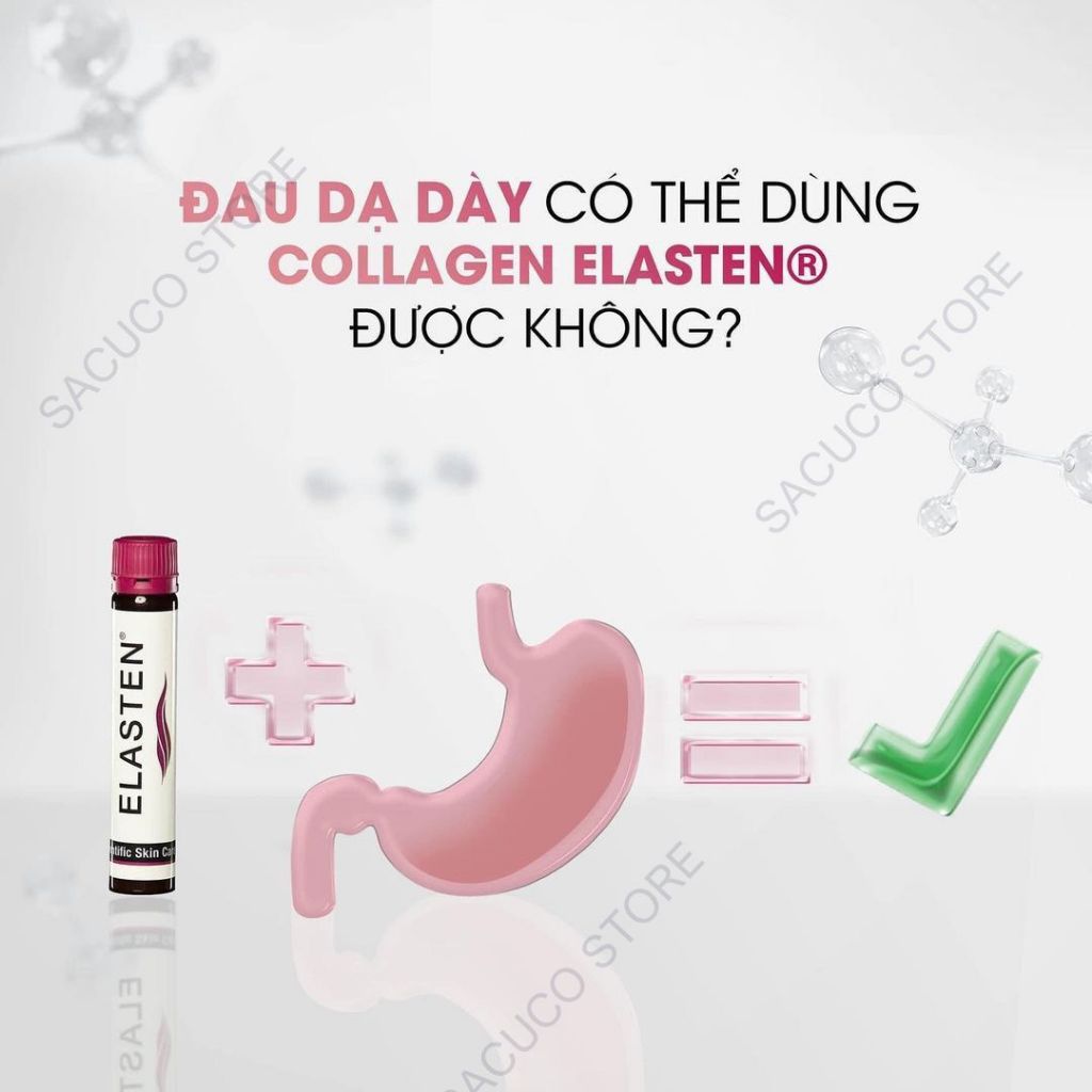 [Hàng Công Ty] Collagen Elasten Giúp Da Căng Mịn Chống Lão Hóa Tóc Chắc Khỏe Collagen Số 1 Tại Đức 28 ống x 25ml