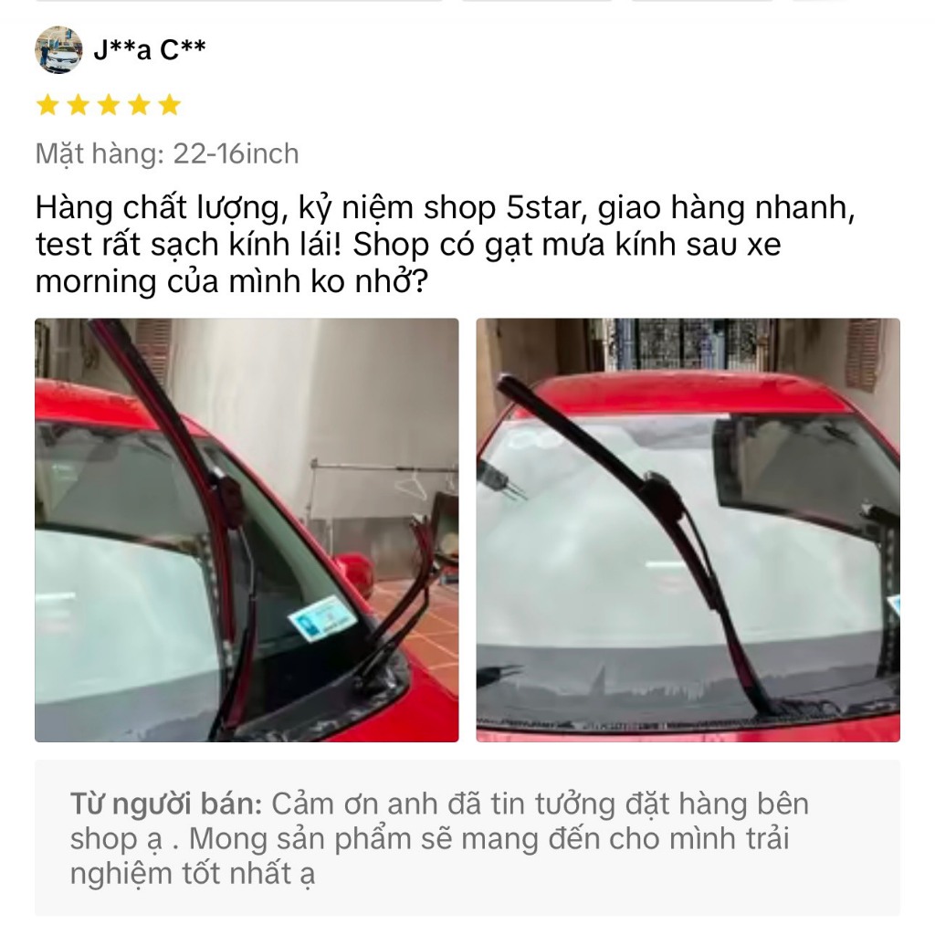 Bộ Gạt Mưa Ô Tô Xương Mềm, Lưỡi Gạt Silicon Cho Các Dòng Xe KIA, HONDA, HUYNDAI, TOYOTA, MAZDA, MITSUBISHI,