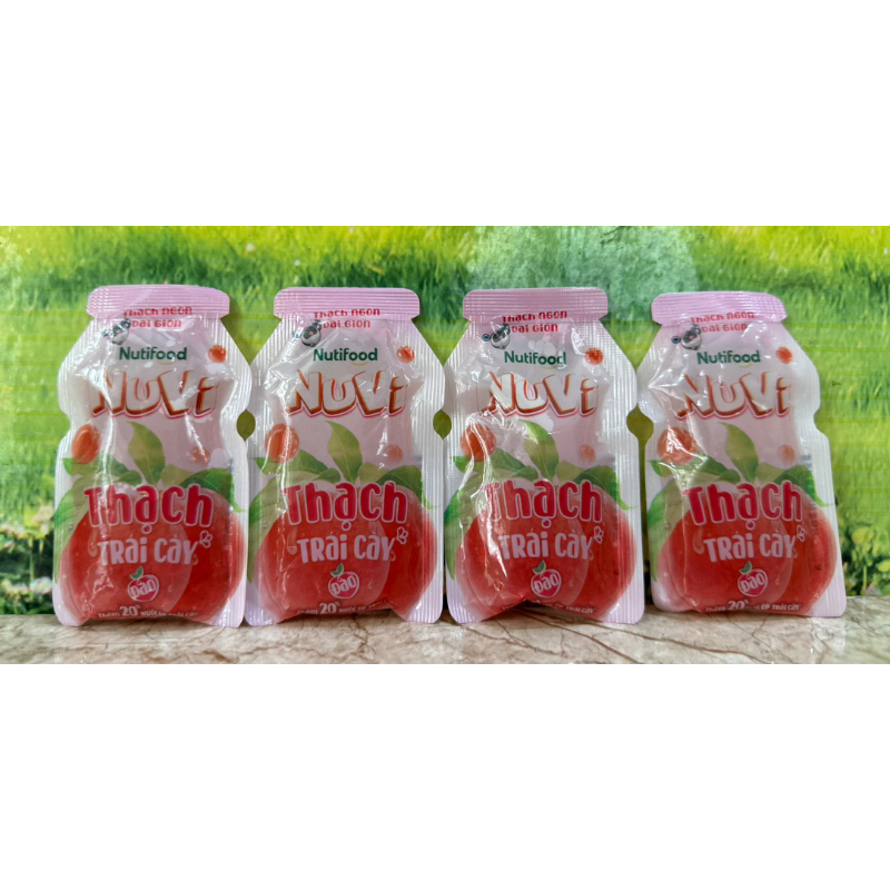 Thạch Trái Cây Nho,Đào, Vải Túi 120g/6 gói*20g