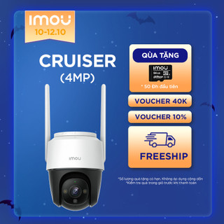 [Mã ELIM10 giảm 10% đơn 800K] Camera Wifi ngoài trời Imou Cruiser (4MP) I IPC-S42FP I Ghi hình màu ban đêm I Đàm thoại