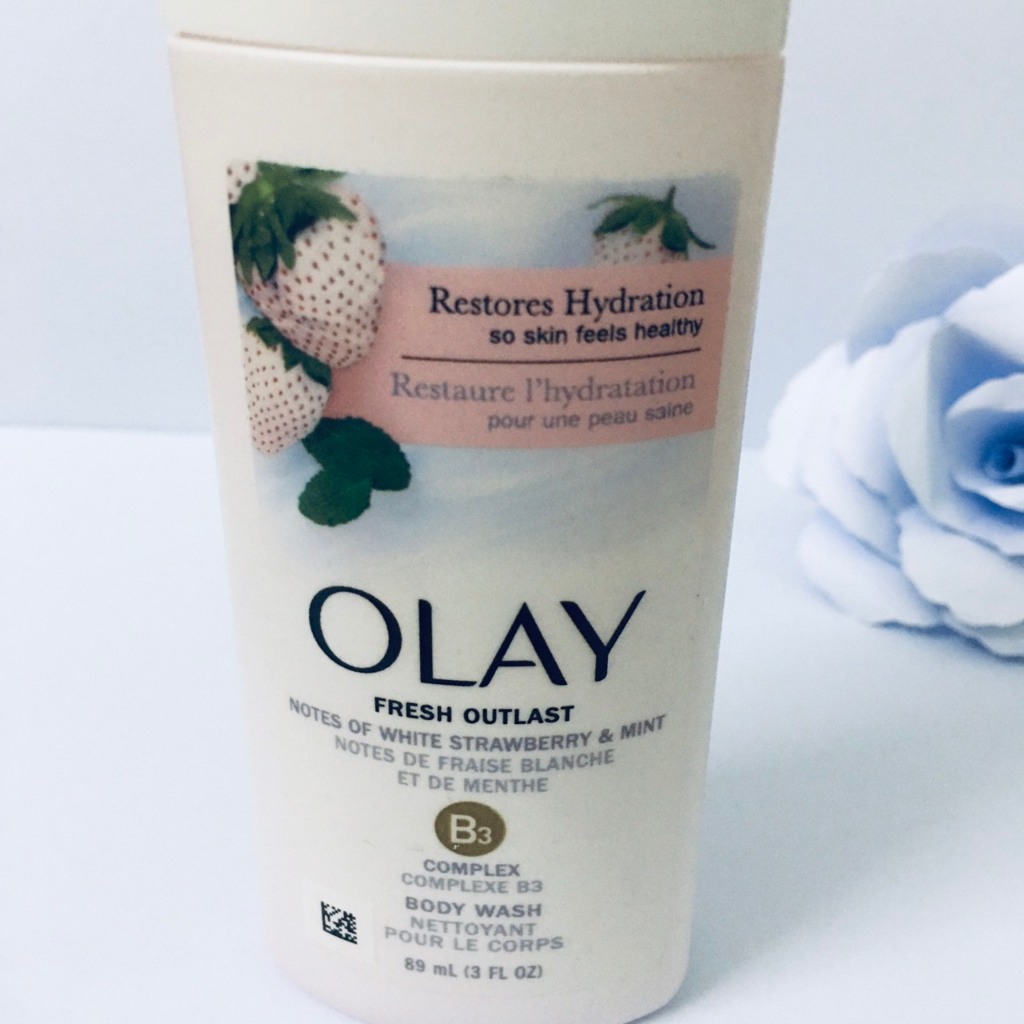 Hàng Mỹ Sữa Tắm OLAY Fresh Outlast Cung Cấp Vitamin B3 Dưỡng Da Sáng Mịn Hương Thơm Nhẹ Nhàng 89ml