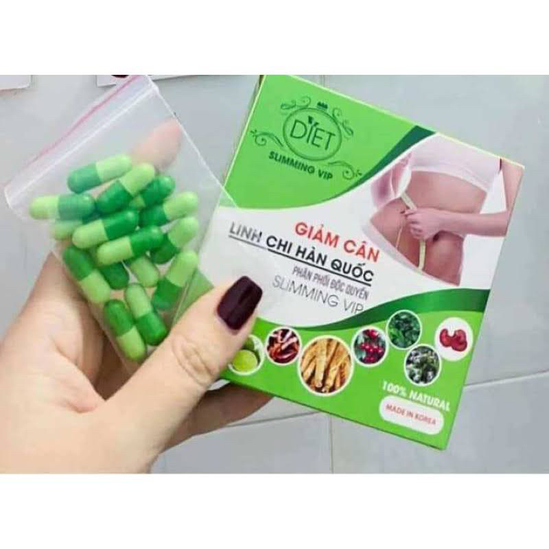 Giảm Cân Linh Chi Hộp 30v Giảm Nhanh 2-7Kg Hàng Chính Hẵng
