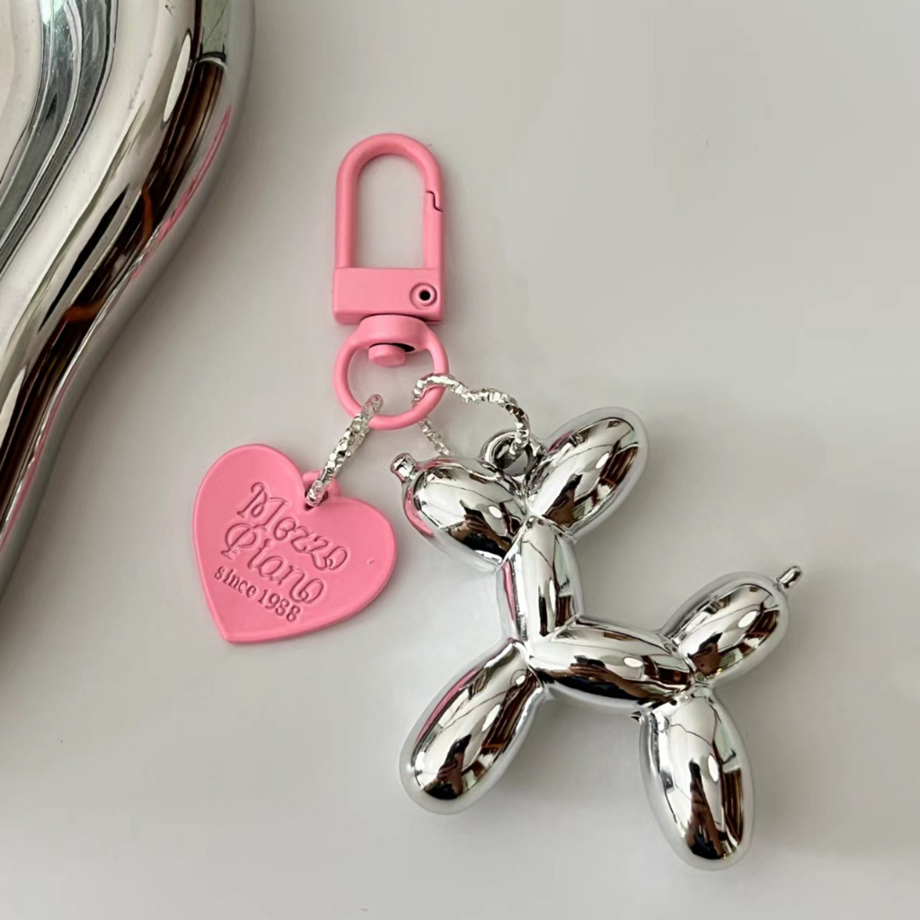 MVP3467 Móc Khóa Hình Chú Chó Và Bong Bóng Dễ Thương