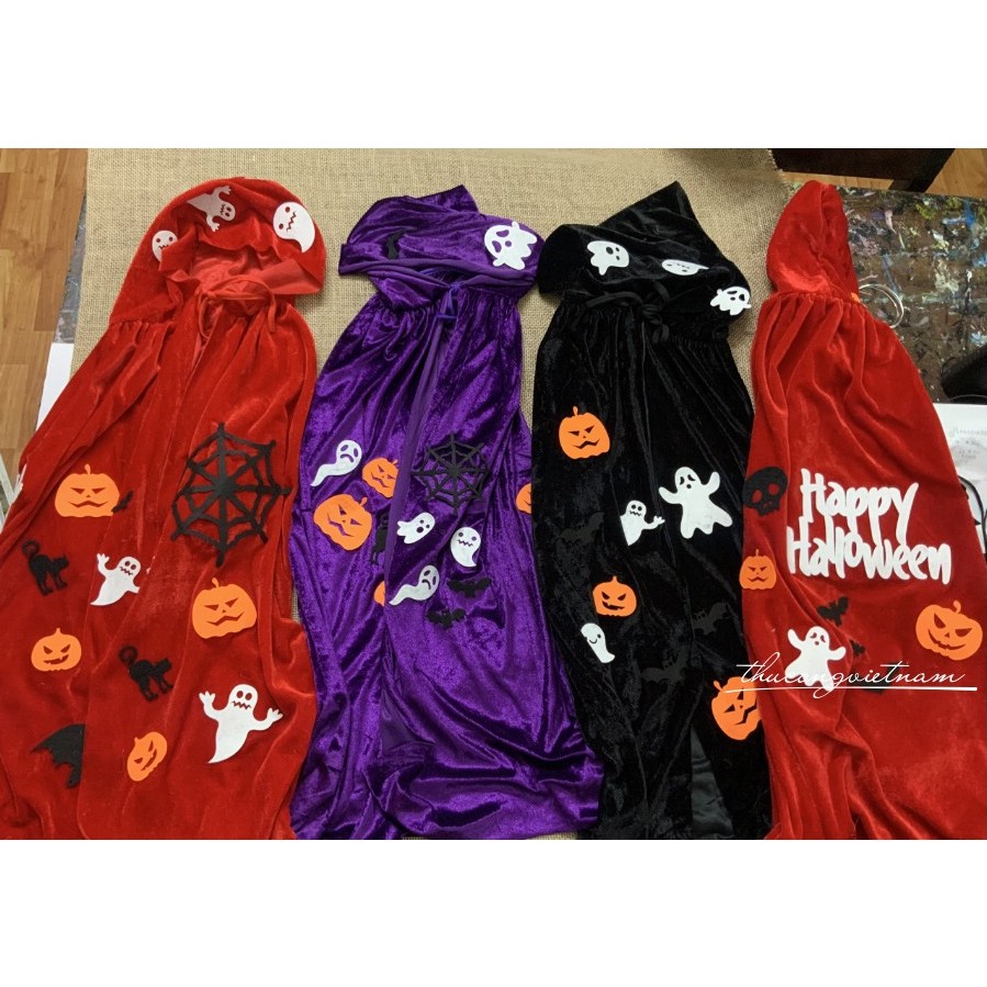 Áo Choàng Vải Dài 110cm Hóa Trang Lễ Halloween