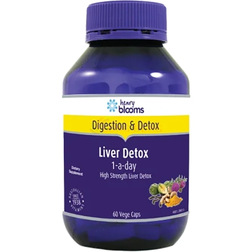 Viên uống Henry Blooms Liver Detox 1-A-Day hỗ trợ thải độc gan (30 viên/60 viên)