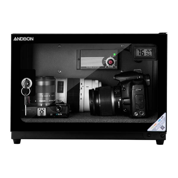 Tủ chống ẩm máy ảnh 20 lít Andbon AB-21C, hộp hút chống ẩm đựng máy ảnh 20l đồng hồ LED giá rẻ tiết kiệm điện