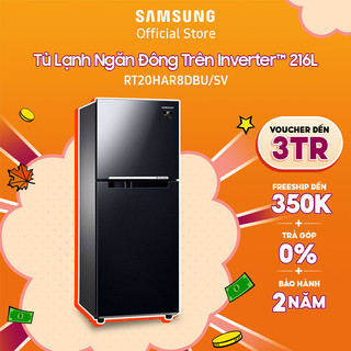 [Voucher ELSSDA10 giảm 10% Đơn từ 1TR] Tủ Lạnh Samsung Ngăn Đông Trên với Digital Inverter™, 208L (RT20HAR8DBU/SV)