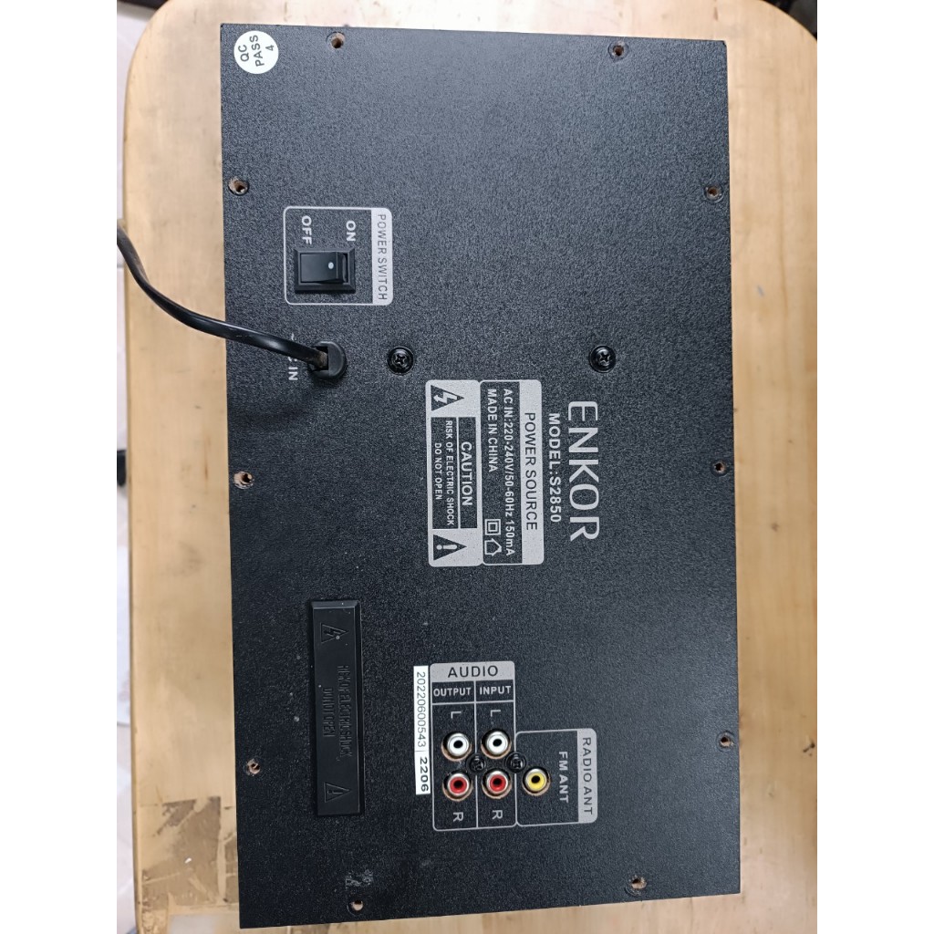 Bảng mạch loa Bluetooth Enkor S2850 nguyên zin chính hãng chưa qua sửa chữa