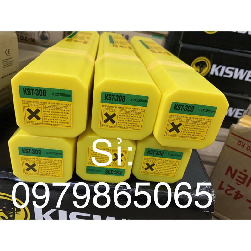 Que hàn inox 308 KST-308 Kiswel thương hiệu Hàn Quốc 2kg