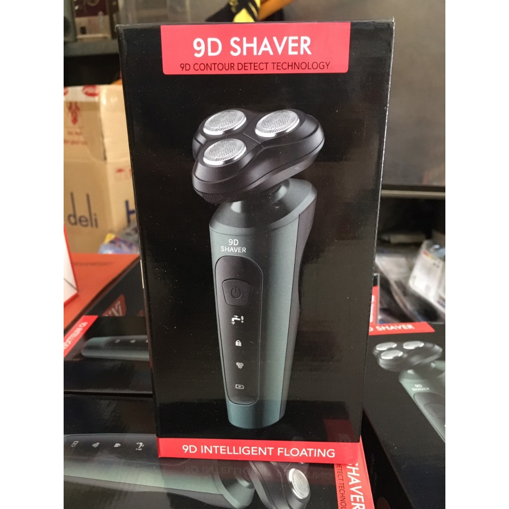 Máy Cạo Râu 9D Shaver 4in1 polka.store Tặng Kèm 6 Phụ Kiện Cao Cấp Bảo Hành 12 Tháng Lỗi 1 Đổi 1