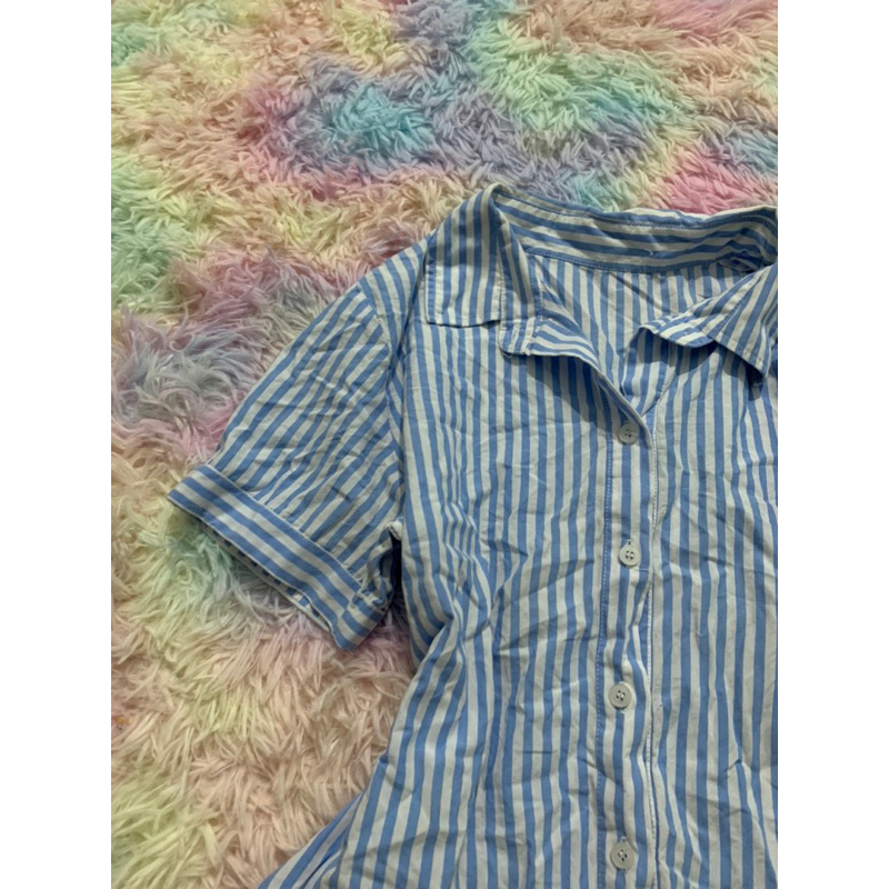 Áo sơ mi sọc basic