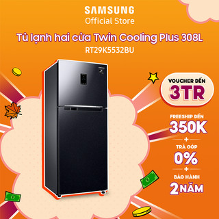 Tủ lạnh hai cửa Twin Cooling Plus 300L (RT29K5532BU/SV) - Đen